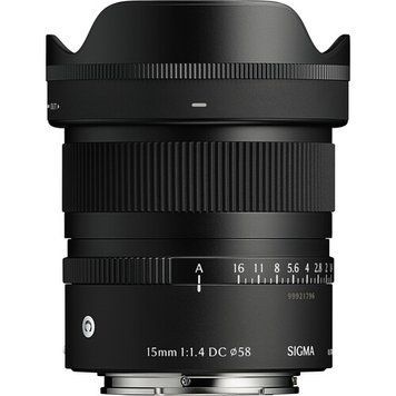 Об'єктив Sigma 15mm f/1.4 DC Contemporary E mount (для Sony) 17967 фото